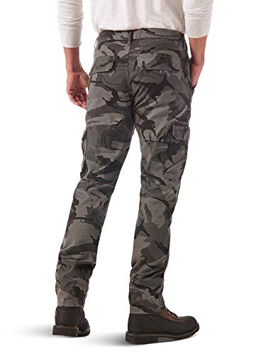 Wrangler Authentics Men's Regular Tapered Cargo Pant for Outdoor Adventurers with Multiple Pockets and Comfort Fit
| Wr