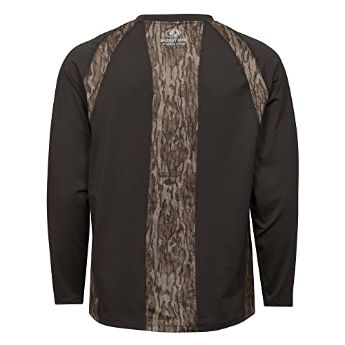 Mossy Oak Men's Fishing Shirts Long Sleeve with UPF 40+ Sun Protection for Outdoor Adventures with Style