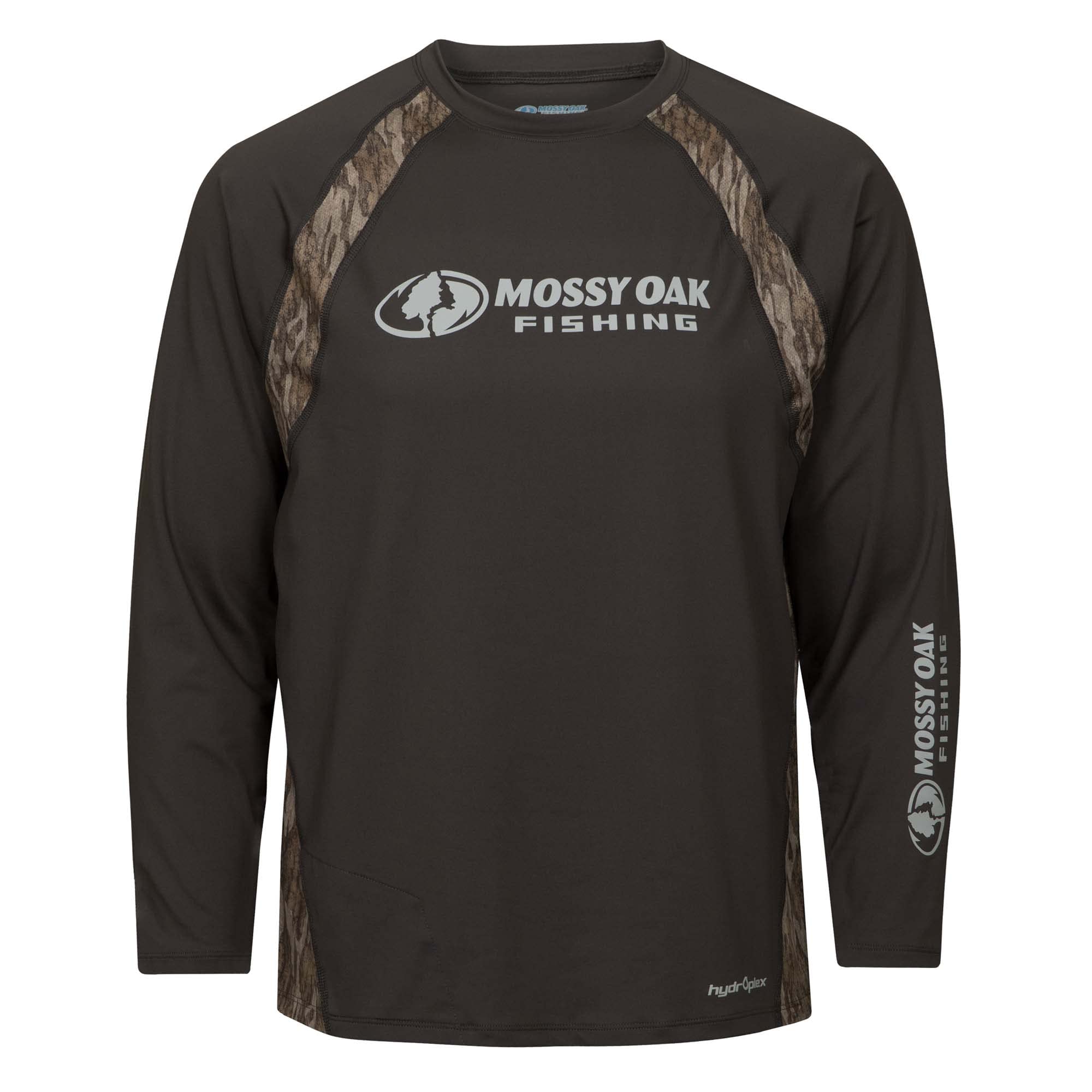 Mossy Oak Men's Fishing Shirts Long Sleeve with UPF 40+ Sun Protection for Outdoor Adventures with Style