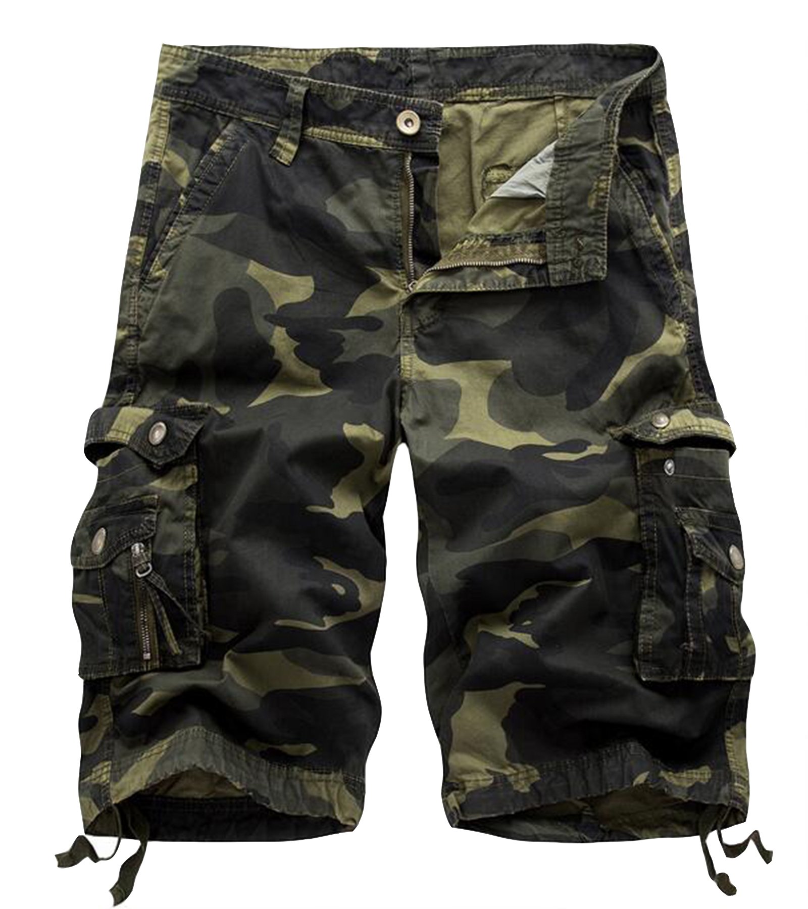 DONGD Mens Relaxed Fit Cotton Camouflage Cargo Shorts
| DONGD Mens Camouflage Relaxed Fit Cotton Cargo Shorts
| Relaxed